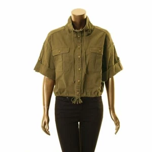 LAUREN RALPH LAUREN NEW Women's Drawstring Cropped Jacket Top TEDO - Picture 1 of 2
