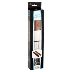 *NEW* EastPoint Sports Wood Billiard Cue Stick Wall Rack, Holds 6 (1-1-01258) - Picture 1 of 6