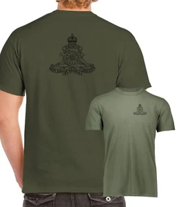 Printed CR3 Kings Crown Olive Green Tshirt HM RTR Para REME RGR RAMC RE PWRR - Picture 1 of 26