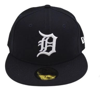 Detroit Tigers New Era Home Authentic On-Field 59FIFTY Fitted Hat - Navy - Image 1 of 4