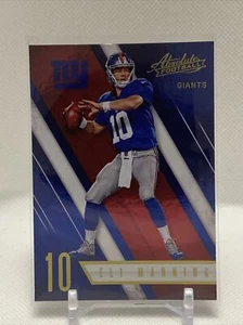 2016 Panini Absolute Football Eli Manning #95 NY Giants - Picture 1 of 6