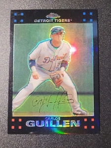 2007 Topps Chrome #242 Carlos Guillen rifrattore - Foto 1 di 1