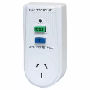 Single Outlet RCD Safety Switch Circuit Breaker - Picture 1 of 3