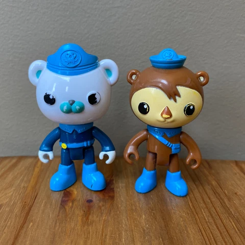 Mattel Octonauts CAPTAIN BARNACLES & SHELLINGTON 3" Figure Lot 2010 Cover