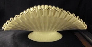 Fenton Silvercrest large banana stand boat whilte milk glass - Picture 1 of 4