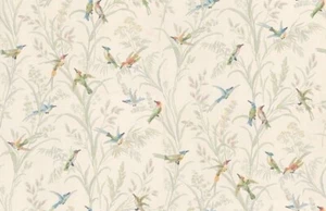 Thibaut Wallcoverings Augustine 839-T-6937 Off White Humming birds - Picture 1 of 1