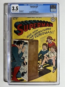 SUPERMAN #39 DC COMICS 1946 EDAD DE ORO CGC ¡CALIFICADO 3,5! - Imagen 1 de 2