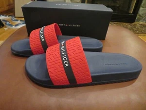 NWT Mens Blue & Red Tommy Hilfiger Reid Sandals, 11 - Picture 1 of 3