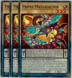 Yu-Gi-Oh! ALIN-EN021 - 3 x Prima Materiactor - 1st edition - Common - Picture 1 of 1