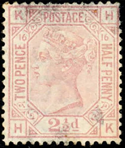 GB, QV 1879 2 1/2d, MALVA, PLACA 16, W/MK 48, SG 141, U, CAT £80 - Imagen 1 de 1