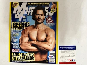 Joe Manganiello Magic Mike firmato 8X10 rivista PSA Muscle & Fitness autografata - Foto 1 di 1