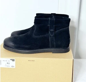 UGG Australia Josefene Cuff Bootie Boot Black Womens Sz 7.5 NIB - Picture 1 of 7