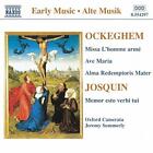 Ockeghem: Missa L'homme Arm?; Ave Maria; Alma Redemptoris Mater; J... -  Cd Dbvg