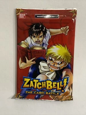 ZATCH BELL! The Card Battle "Series 1" SEALED Booster Pack CCG TCG BANDAI New! - Image 1 of 2
