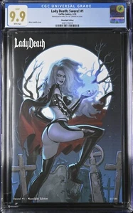 Coffin Comics LADY DEATH SWORN (2019) #1 MIRKA ANDOLFO Variant CGC Only 9.9 MINT - Picture 1 of 3