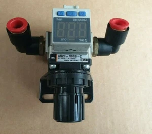 SMC AR20-N01B-Z Regulator W/ ISE35-N-65 Digital Pressure Switch (R2S5.5B1) - Picture 1 of 3