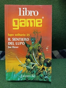 LIBROGAME LUPO SOLITARIO 25 IL SENTIERO DEL LUPO NO D&D DRAGON - Imagen 1 de 3