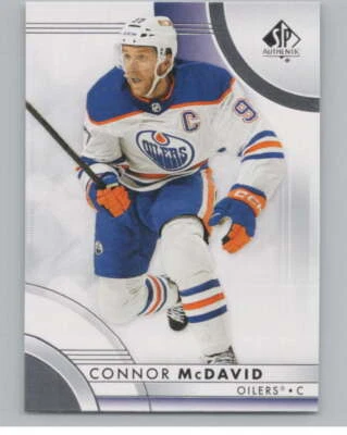 2023-24 SP Authentic #1 Connor McDavid  Edmonton Oilers V99849 - Image 1 of 3