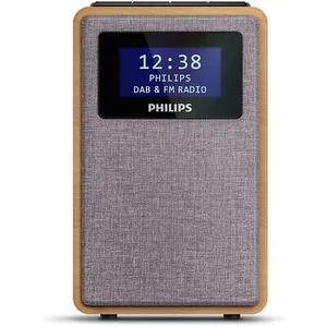 Philips TAR5005/10 – DAB+/FM Radiowecker – Holzoptik – Wie Neu - Bild 1 von 4