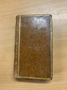 *RARE* 1785 Morale De Jesus Christ Et Des Apotres French Tiny Leather Book (P2) - Picture 1 of 12
