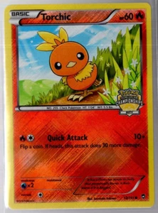 Torchic 12/111 City Championships Crosshatch Promo Pokemon TCG Near Mint - Picture 1 of 2
