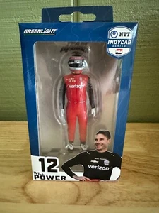 NTT IndyCar Series #12 Will Power Driver Figure 1/18 Greenlight Racing New Indy - Foto 1 di 9
