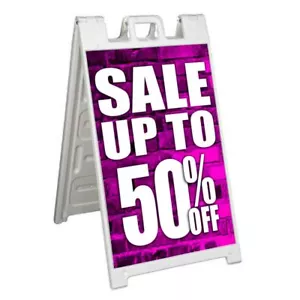 SALE UP TO 50 % OFF Signicade 24x36 Aframe Sidewalk Sign Banner Decal - Picture 1 of 9
