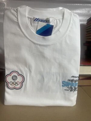 Camiseta Olímpica Mizuno Vintage Talla Grande Foto 1 de 4