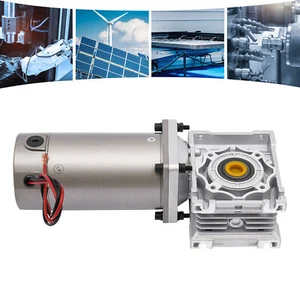 Motore Elettrico DC Motore Worm Gear Riduttore Velocità Regolabile 300W 24V - Foto 1 di 22
