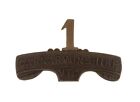 1st Carnarvonshire Volunteer Training Company Shoulder Title Brass Metal