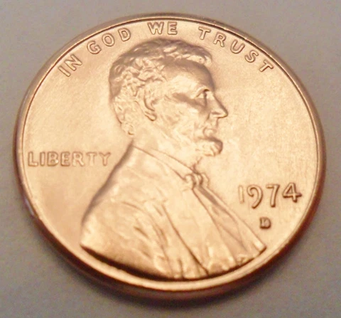 1974 D Lincoln Memorial Cent / Penny  *XF OR BETTER*  **FREE SHIPPING** Cover