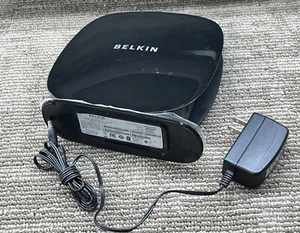 Belkin N600 300 Mbps 4-Port 10/100 Wireless N Router F9K1102v1 With Adapter 63 - Picture 1 of 4