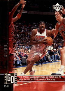 1997-98 Upper Deck New Jersey Nets Basketball Card #79 Kendall Gill