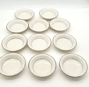 Vintage Noritake Set of 11 Small Fruit Bowls Sorrento Raised Pattern Rim 5.5" - Picture 1 of 6