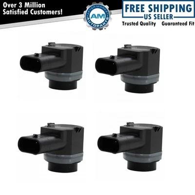 Parking Assist Sensor Direct Fit 4pc Kit Set for Audi Volvo Hyundai Volkswagen - Image 1 of 4