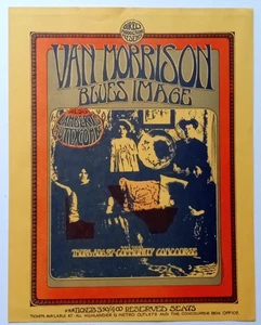 Nur 1 bei eBay! VAN MORRISON & Blues Image SAN DIEGO Konzert Poster *RANDY TUTEN* - Bild 1 von 4