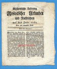 Mecklenburg, Rostocksche Zeitung, Urkunden und Nachrichten, 49. Stück, um 1760 !