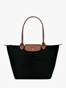 Longchamp Le Pliage Original Large Shoulder Bag, Practical Simplicity, Black - Picture 1 of 12
