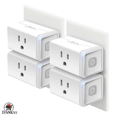 Enchufes inteligentes para el hogar - Compatible con Alexa y Google Assistant, 15 amperios, aprobado Foto 1 de 4