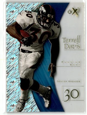 Terrell Davis Denver Broncos 1998 SkyBox E-X2001 #13 - Image 1 of 2