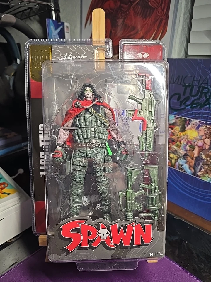 MCFARLANE TOYS CALL OF DUTY SÉRIE AUTÓGRAFO CARTÃO ASSINADO TODD MCFARLANE 2025. - Imagem 1 de 4