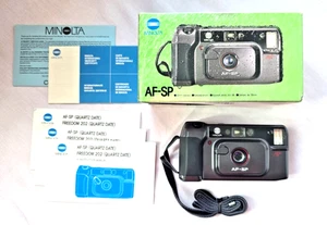 Vintage Minolta AF-SP analoge Kleinbildkamera - New Old Stock (NOS) - Originalverpackt & komplett - Bild 1 von 4