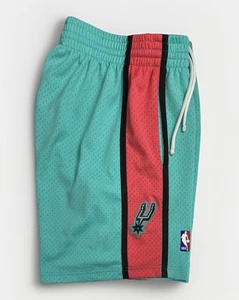 Mitchell Ness Hardwood Classics San Antonio Spurs 1998-99 Swingman Shorts Size M - Picture 1 of 10