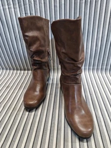 East 5th Junction Slouch Boots Flex Form Brown 11 Wide 100-7529 "New " - Picture 1 of 18
