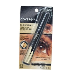 Máscara Covergirl Exhibitionist Stretch & Strengthen muy negra 800, sellada - Imagen 1 de 4