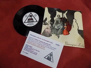 NORWEGIAN LADY S/T 7" EP Hand made sleeve + insert 1990's INDIE - Bild 1 von 2