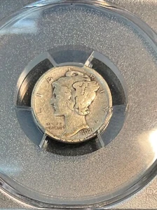PCGS F15 1921 MERCURY DIME BETTER DATE NICE EYE APPEAL - Picture 1 of 3