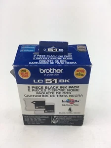 New Brother LC512PKS - Black Ink Cartridge 2 Pack, Exp 08/2012 - Picture 1 of 6