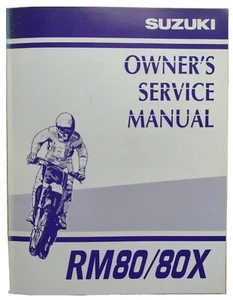 Suzuki RM80/80X Y Genuine OEM Owners Workshop Service Manual - Picture 1 of 5