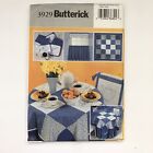 New Butterick 3929 Kitchen Accessories Chair Towel Tablecloth Sewing Pattern 
